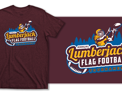 Lumberjack Flag Football - Apparel Design