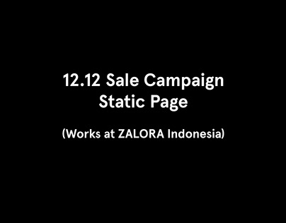 12.12 Sale Campaign Static Page