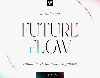 Future Flow typeface - 8 fonts