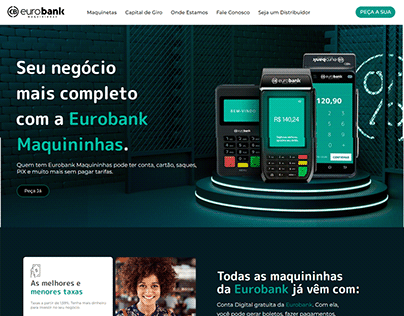 Projeto Site - Eurobank Maquininhas