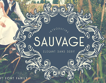 Font Design - Sauvage Elegant Sans