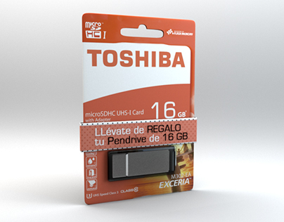 Toshiba USB Packaging