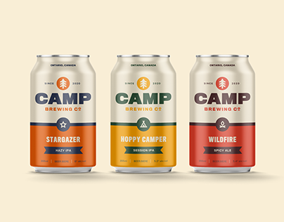 Camp Brewing Co. Branding