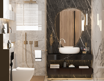 Bathroom Interior Design in Mansoura city