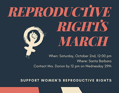 Women's Rights March Flyer