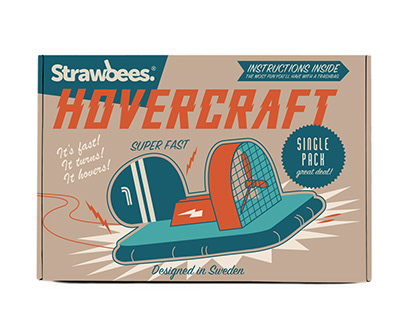 Strawbees Hovercraft Packaging