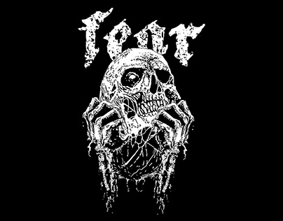death skull metal illustration (free download)