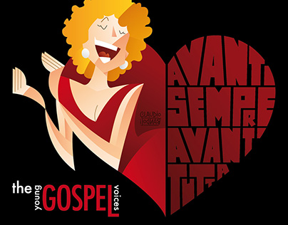 Ygv gospel choir sweatshirt illustration