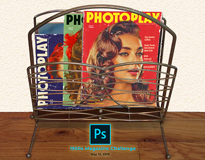 1950s Magazine Cover Challenge | Photoshop