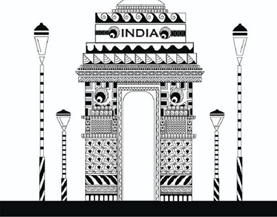 India gate mandala