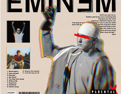 Album cover for eminem musis