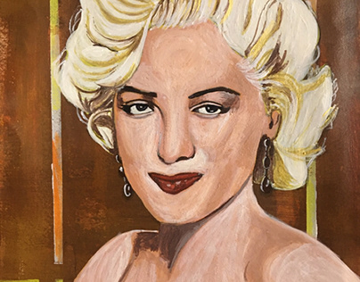 Portrait of marlin Monroe