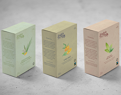 English Tea Shop Packaging Design