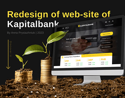KAPITAL BANK | Redesign of web-site and concept