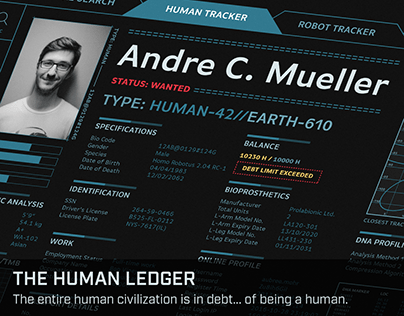 FUI Design - The Human Ledger