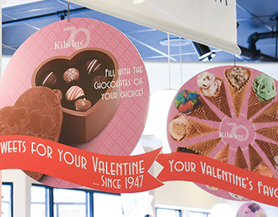 Kilwins In-store Graphics - Valentine's Day 2017