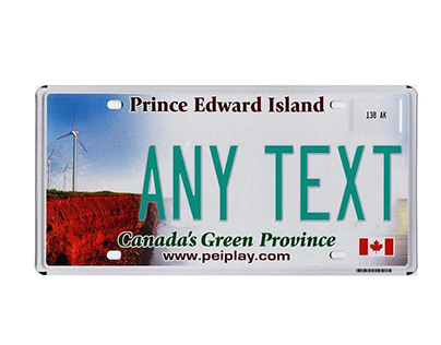 Prince Edward Island Custom Plate - Nene Solutions