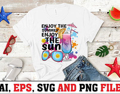 Excellent Summer t-shirt design