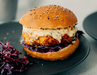 Food Photography / Vegan Burger