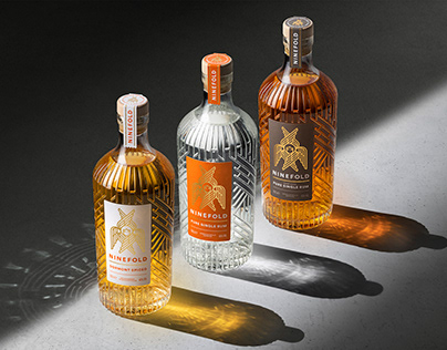Ninefold Rum Packaging Redesign