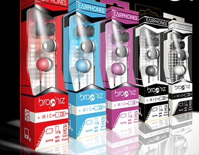 PACKAGINGS earphones-electronical products