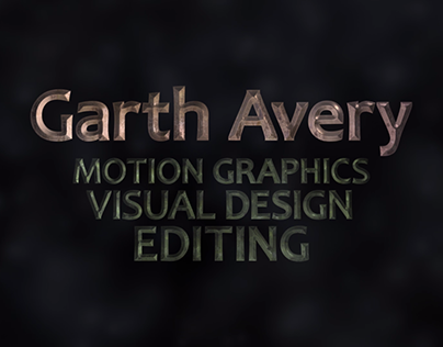 Garth Avery - Editing & Design