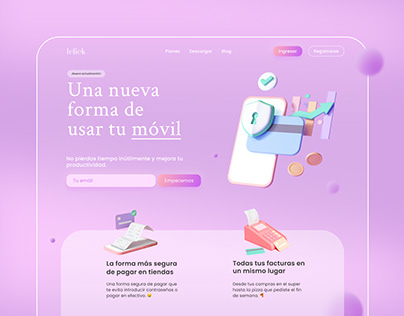 1click - Landing page