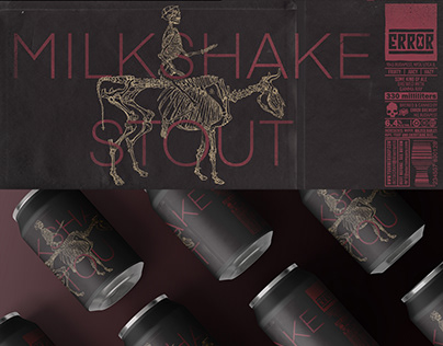 Milkshake Stout Beer Label