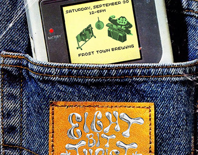 Gameboy in Pocket Eight Bit Thrift Flyer