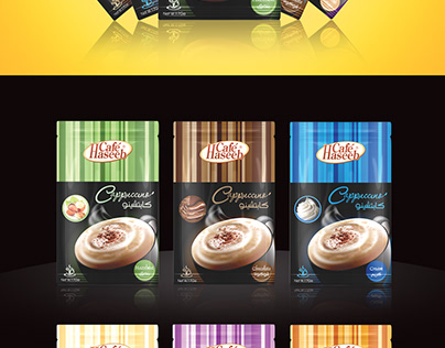 Packaging Design Cappuccino Haseeb Cafe