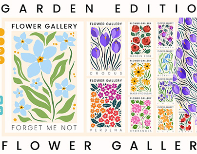 Flower Gallery Garden Edition Floral Illustrations