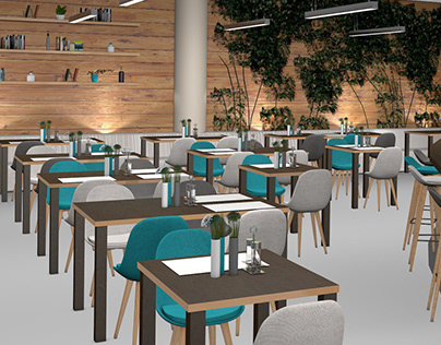 Restaurant 3D Visualization