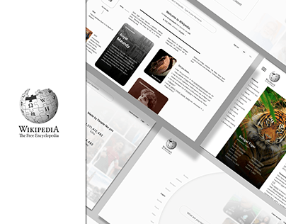 wikipedia redesign - quick work