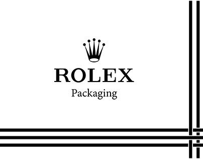 Rolex packaging using gestalt principles