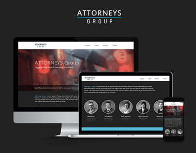 Attorneys Group — Law Firm Website