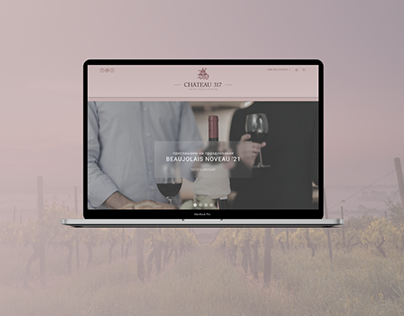 CHATEAU 317 — wine store, webshop design