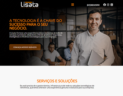 Site Institucional - Lisata