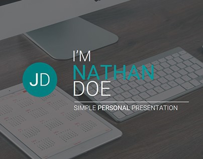 JD - Personal Powerpoint Presentation Template (Free)