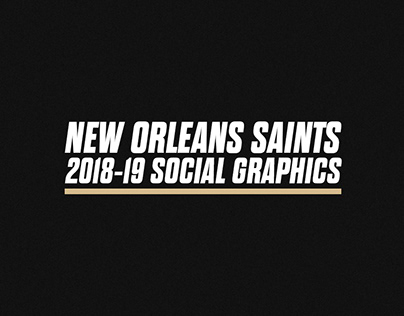 Saints 2018-19 Social Media Graphics