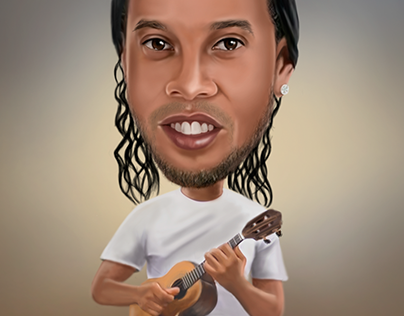 Caricatura do Ronaldinho