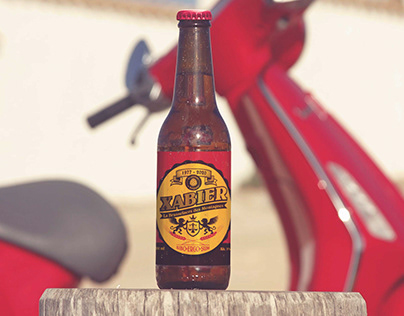 Branding et design d'étiquettes pour les bières Xabier