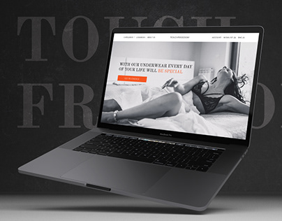 TOUCHFREEDOM | Design of online lingerie store