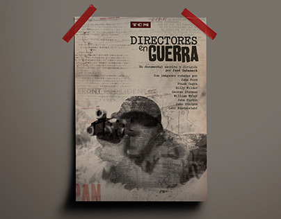 UNFINISHED "Directores en Guerra" Docu. Movie Poster