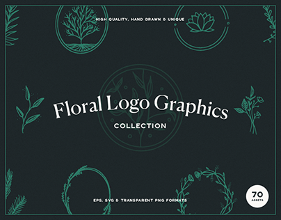 Floral Logo Graphics Collection
