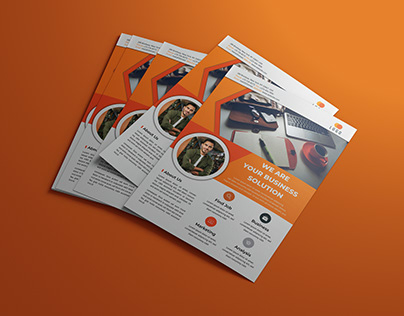 Corporate Business Flyer Design Template (FREE)