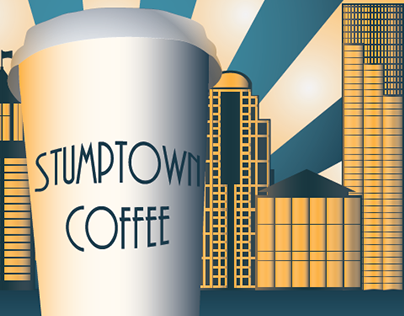 Stump town Coffee Ads