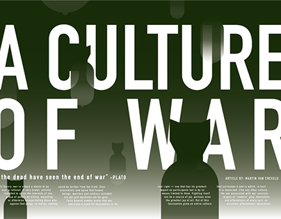 A Culture of War