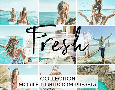 5 FRESH Mobile Lightroom Presets