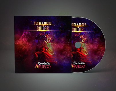 CD Cover Design & Concept for Orchestra Fuego