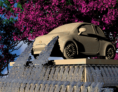 Inspiration Fiat 500 3DsMax/Vray